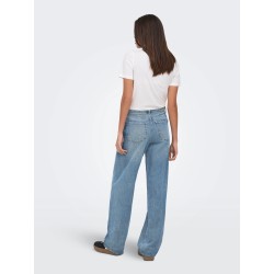ONLTOLEDO Loose Straight Jeans in Indigo