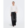 ONLTOLEDO Loose Straight Jeans in Schwarz