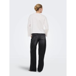 ONLTOLEDO Loose Straight Jeans in Schwarz