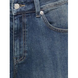 ONLOLINE Damen Wide-Fit-Jeans aus dunklem Denim