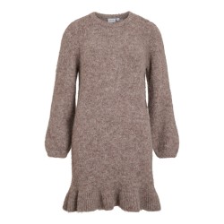 VIBOWS Abito in maglia con dettaglio peplo