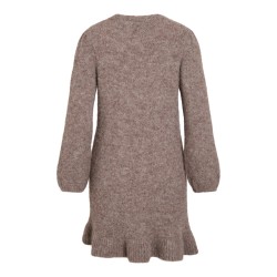 VIBOWS Abito in maglia con dettaglio peplo