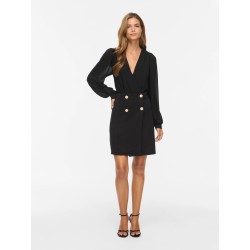 VICLARA L/S V-NECK SHORT DRESS/PTY/KA
