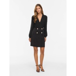 VICLARA L/S V-NECK SHORT DRESS/PTY/KA
