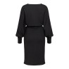 VIRAFFI L/S MIDI DETAIL DRESS/1/KA