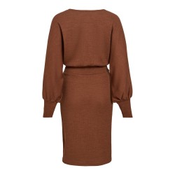 VIRAFFI L/S MIDI DETAIL DRESS/1/KA