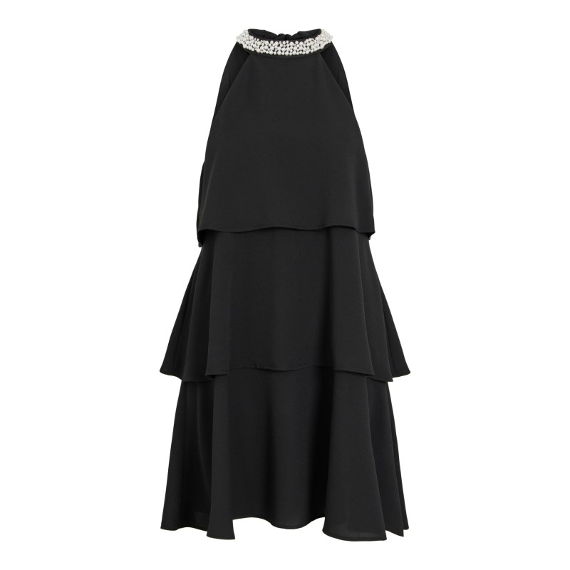 Abito corto in raso Viskira | ModeWerk