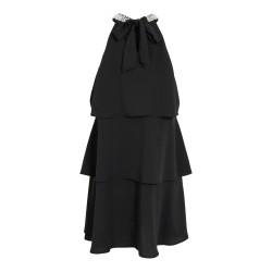 Abito corto in raso Viskira | ModeWerk