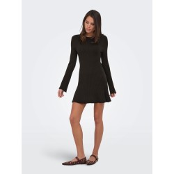 ONLMICHELLA LS O-NECK DRESS KNT NOOS