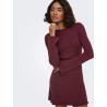 ONLMICHELLA LS O-NECK DRESS KNT NOOS