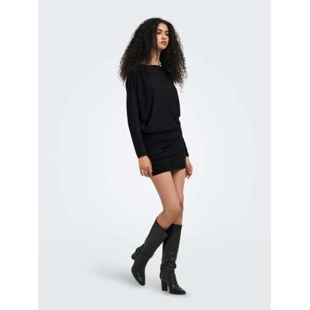 Onlaria Kleid aus Jersey mit Off-Shoulder-Ausschnitt