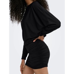 Onlaria Kleid aus Jersey mit Off-Shoulder-Ausschnitt