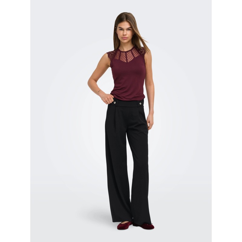 JDY Wide-Leg-Hose aus Jersey für Damen