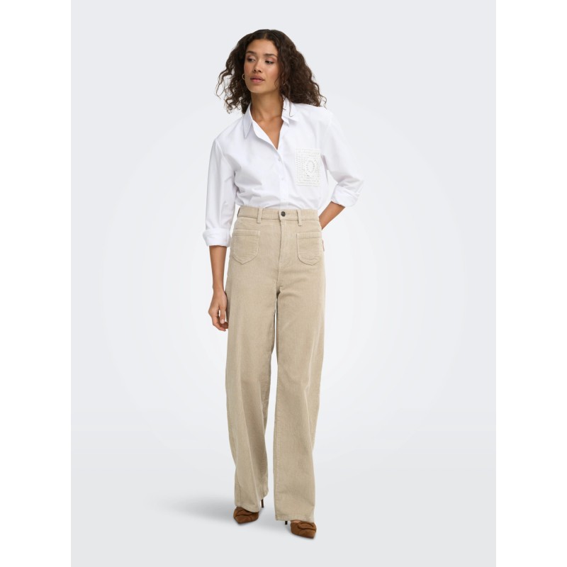 ONLHOPE GLOBAL pantaloni in velluto a coste