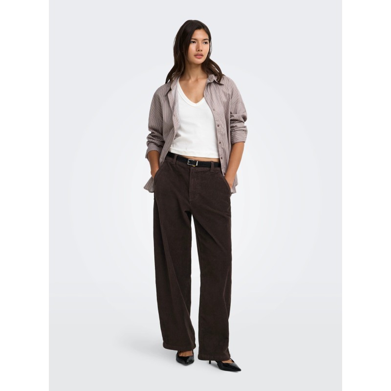 Cordhose mit Barrel-Passform aus Baumwolle