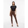 VIELLETTE S/S SATIN TOP - NOOS