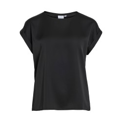 VIELLETTE S/S SATIN TOP - NOOS