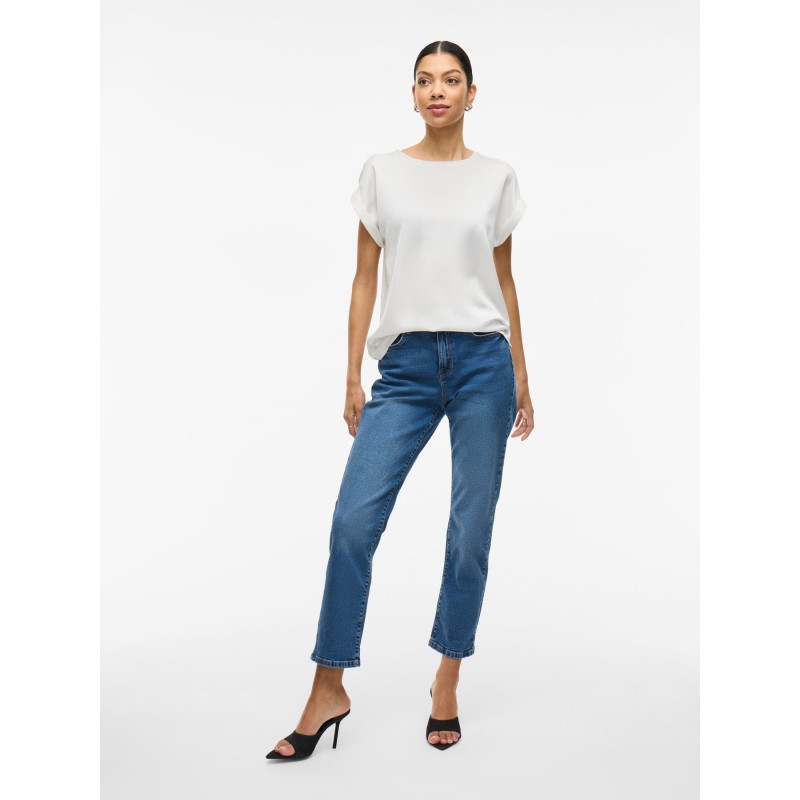 VIELLETTE S/S SATIN TOP - NOOS