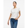 VIELLETTE S/S SATIN TOP - NOOS