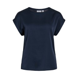 VIELLETTE S/S SATIN TOP - NOOS