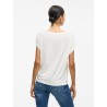 VIELLETTE S/S SATIN TOP - NOOS