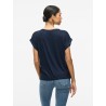 VIELLETTE S/S SATIN TOP - NOOS