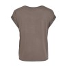 VIELLETTE Blusa satinata a maniche corte