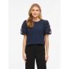 VIONESCA Jersey-Top mit Mesh-Detail