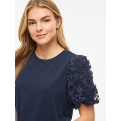 VIONESCA Jersey-Top mit Mesh-Detail