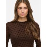 VIRIKKE L/S FUNNEL NECK TOP - NOOS
