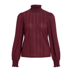 VILYRI Blusenshirt mit Smokdetail
