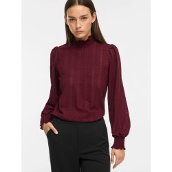 VILYRI Blusenshirt mit Smokdetail