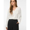 VILANERA camicia in pizzo con colletto