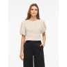 VILOGAN O-NECK VOL S/S TOP