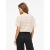 VILOGAN O-NECK VOL S/S TOP