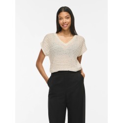 VILOGAN V-Neck T-Shirt aus Spitze für Damen