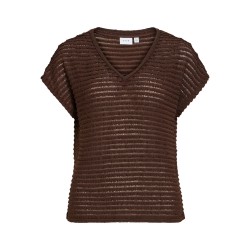 VILOGAN V-Neck T-Shirt aus Spitze für Damen