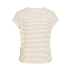 VILOGAN V-Neck T-Shirt aus Spitze für Damen