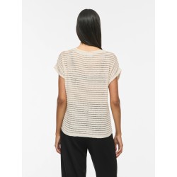 VILOGAN V-Neck T-Shirt aus Spitze für Damen