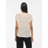 VILOGAN V-Neck T-Shirt aus Spitze für Damen