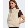 ONLSANDRA Gilet teddy con collo alto