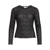 VIFAY Bluse mit Rundhalsausschnitt und Spitze