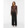 VIFAY Bluse mit Rundhalsausschnitt und Spitze