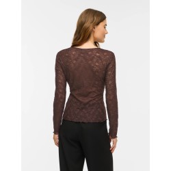 VIFAY Bluse mit Rundhalsausschnitt und Spitze