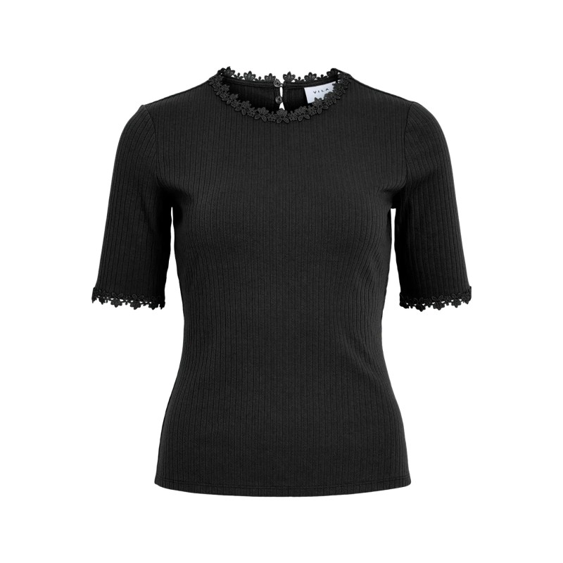 VIBABIA FLOWER Top mit Rundhalsausschnitt