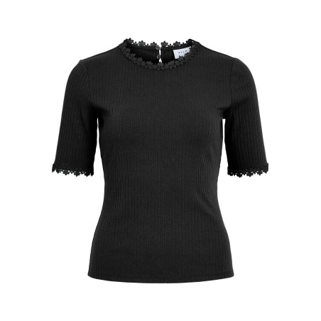 VIBABIA FLOWER Top mit Rundhalsausschnitt