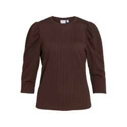 VIANINE PUF 3/4 O-NECK TOP/KA