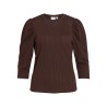 VIANINE PUF 3/4 O-NECK TOP/KA