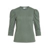 VIANINE PUF 3/4 O-NECK TOP/KA