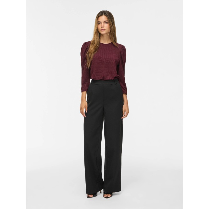 VIANINE PUF 3/4 O-NECK TOP/KA